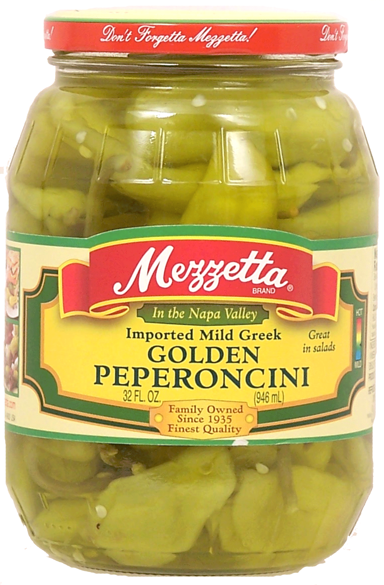 Mezzetta  imported mild greek golden pepperoncini Full-Size Picture